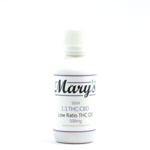 500mg 1:1 THC/CBD Tincture (Mary’s Edibles)